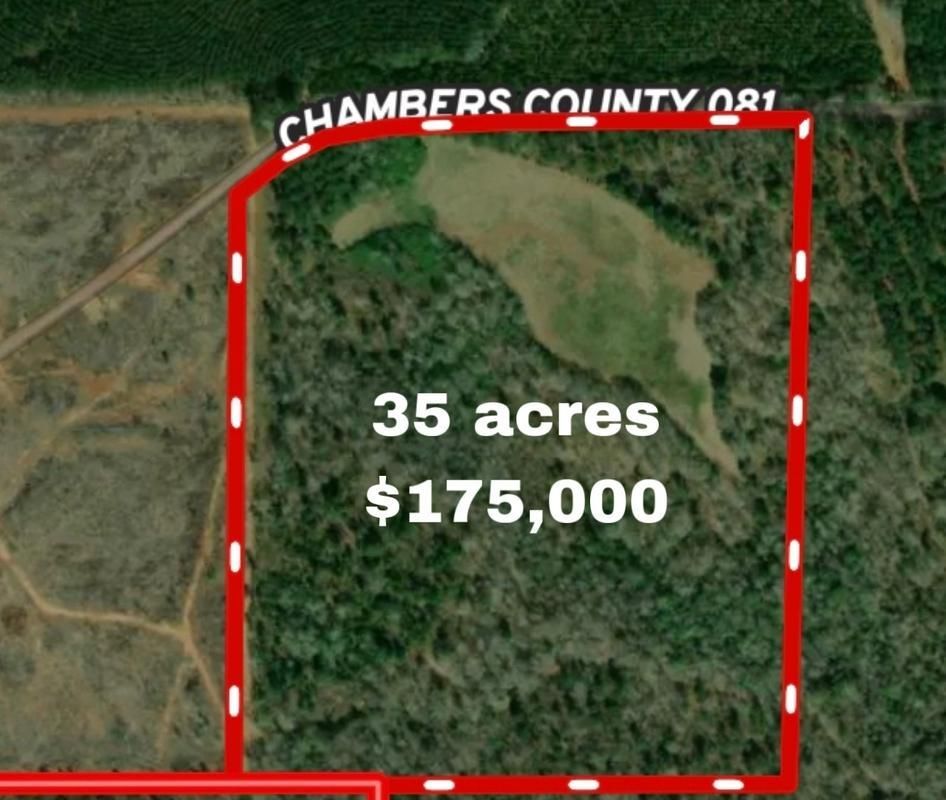 35 acres in Chambers County, Alabama