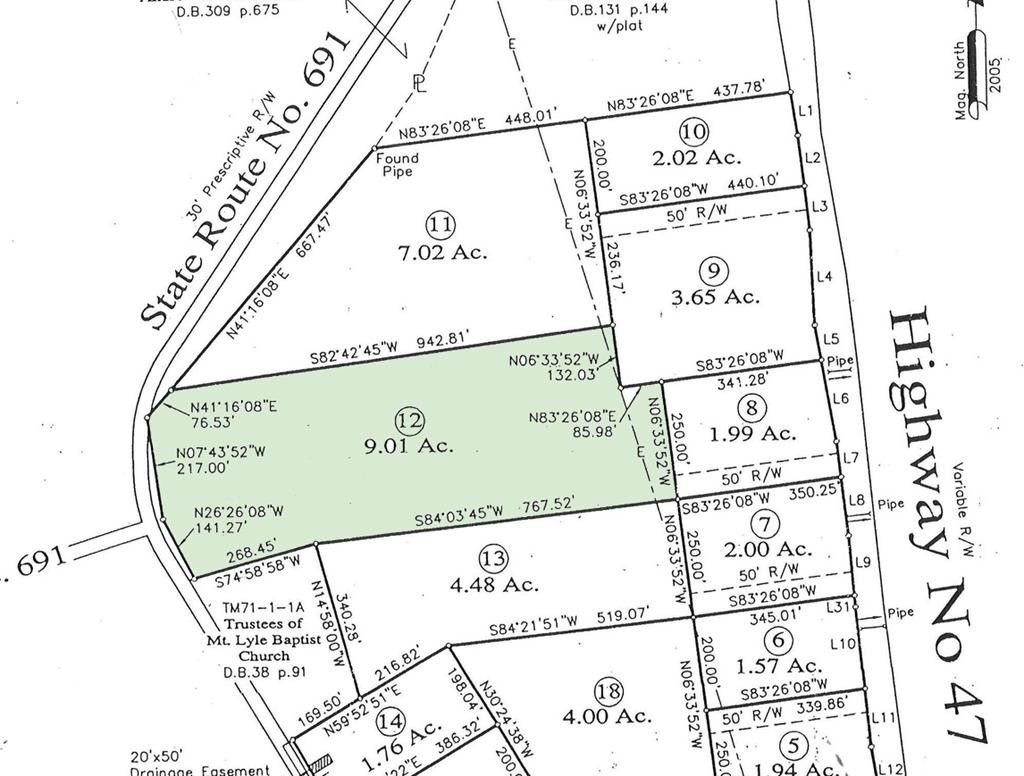 9.01 acres in Appomattox County, Virginia