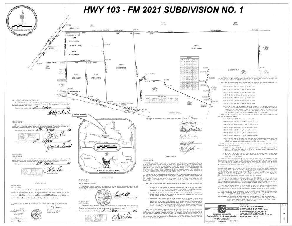 12.5 acres in Angelina County, Texas