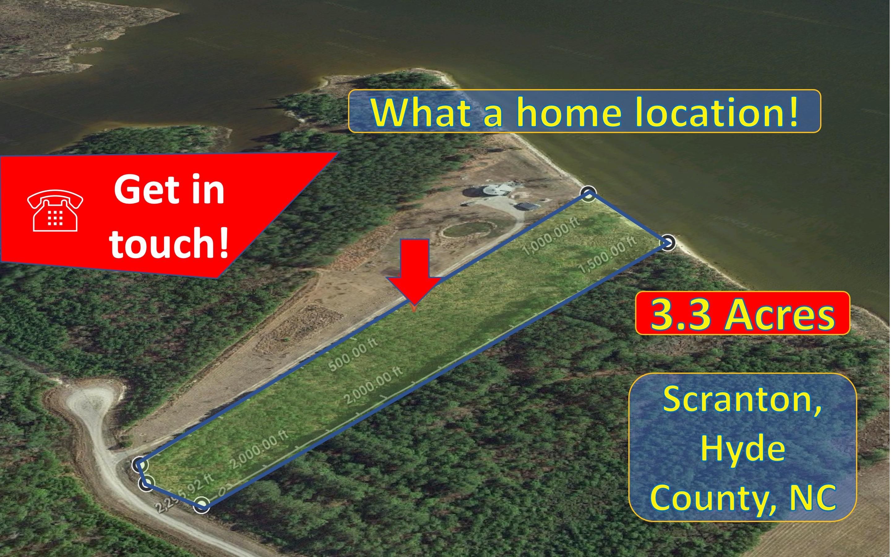 3.3 acres in Hyde County, North Carolina