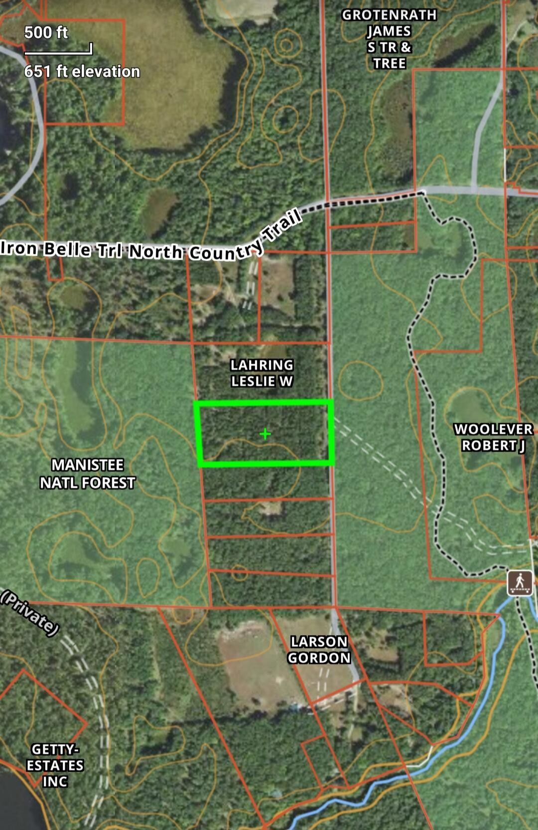 10 acres in Lake County, Michigan