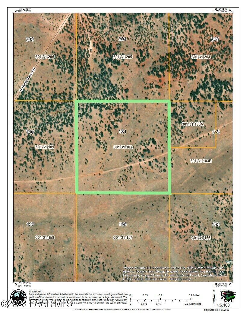 40 acres in Yavapai County, Arizona