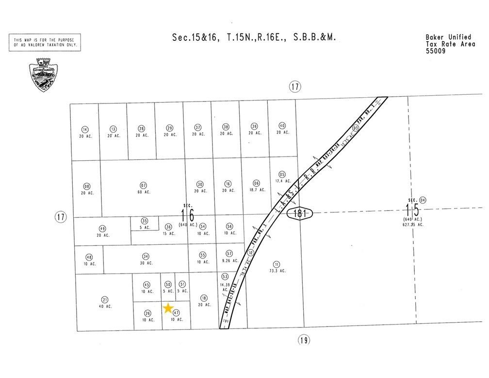 10 acres in San Bernardino County, California