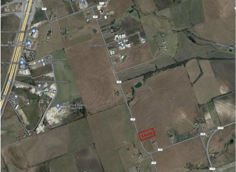3 acres in Williamson County, Texas