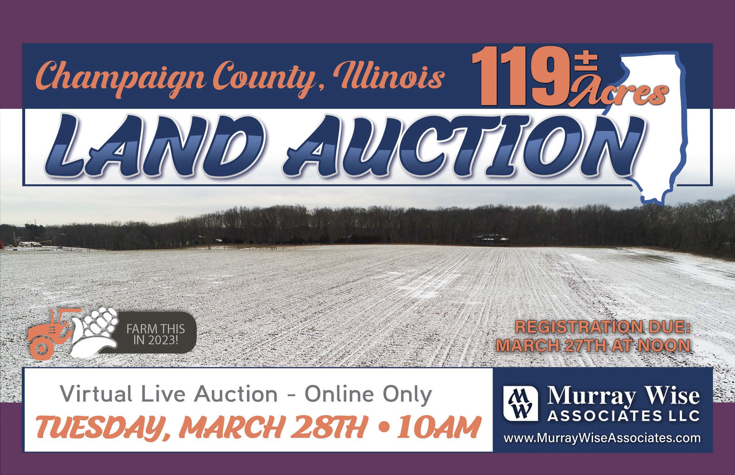 119 acres in Champaign County, Illinois
