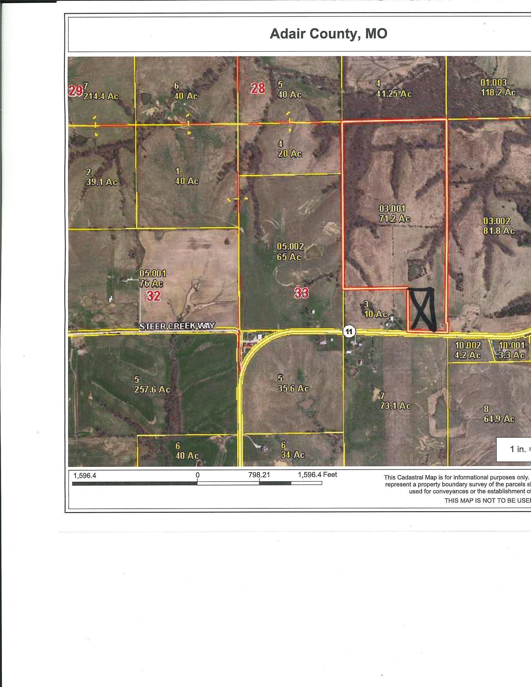 66 acres in Adair County, Missouri