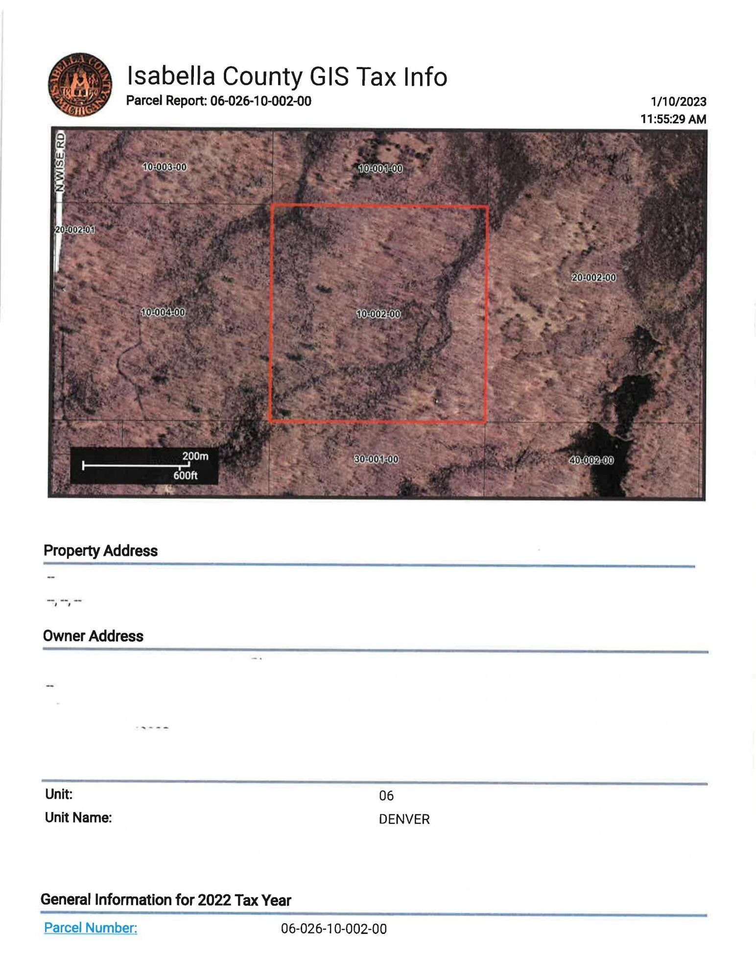 40 acres in Isabella County, Michigan