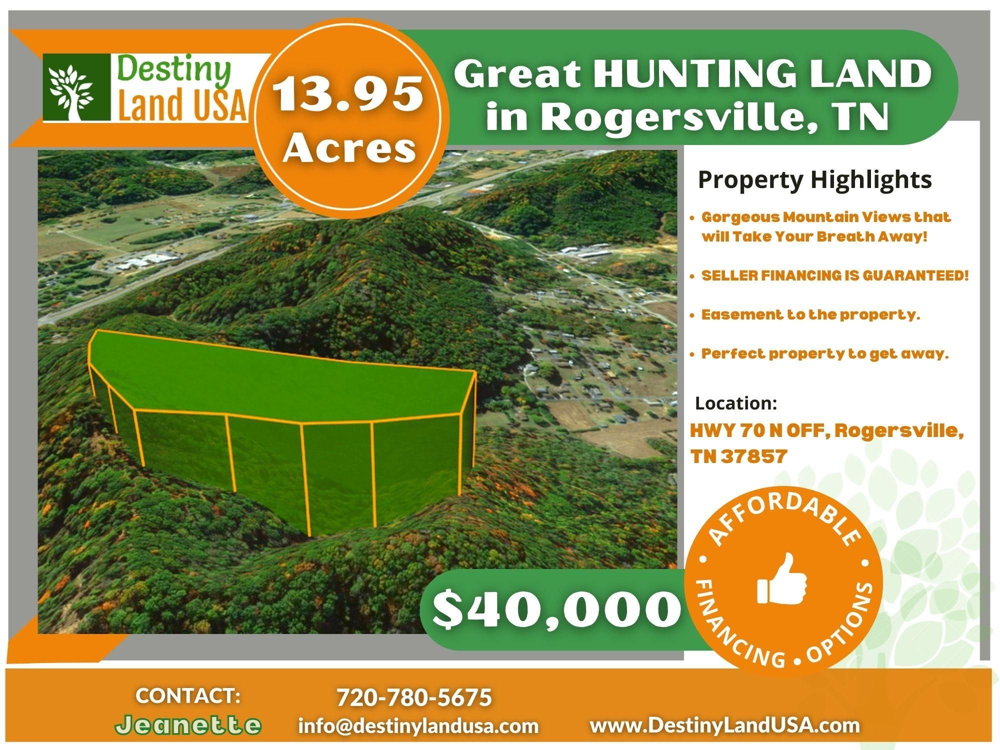 13.95 acres in Hawkins County, Tennessee