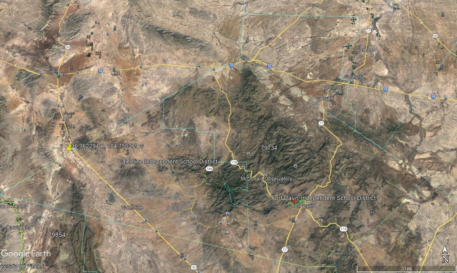 5 acres in Culberson County, Texas