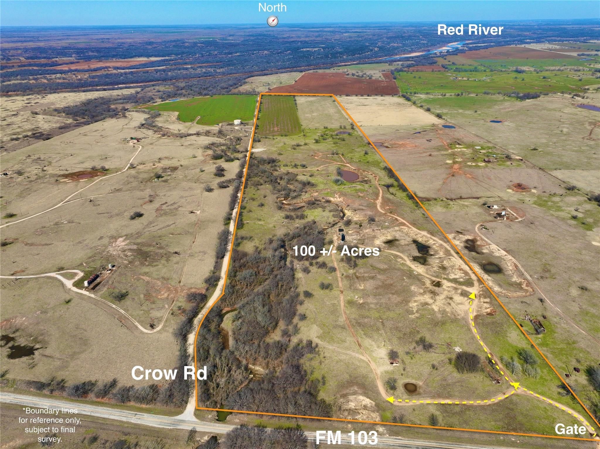 100 acres in Nocona, TX, 76255 MLS 20246232