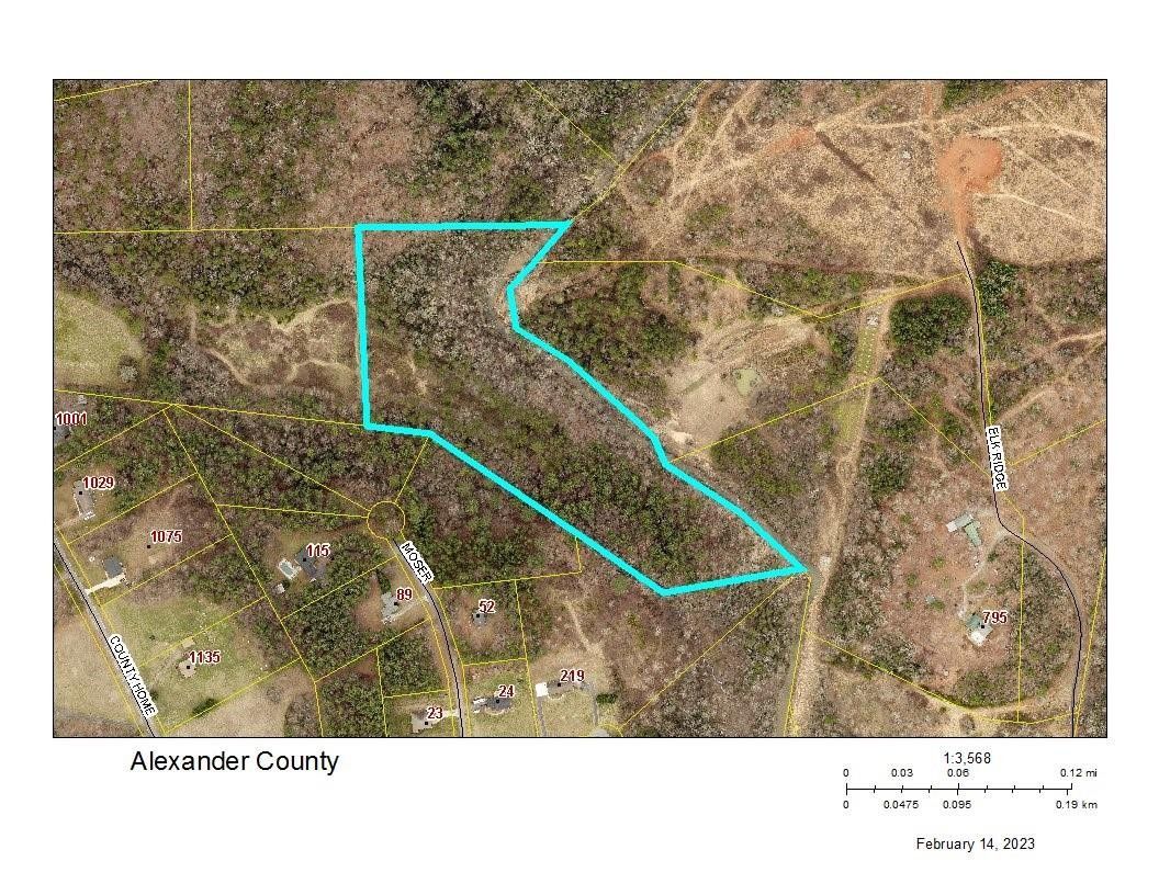 12.25 acres in Alexander County, North Carolina