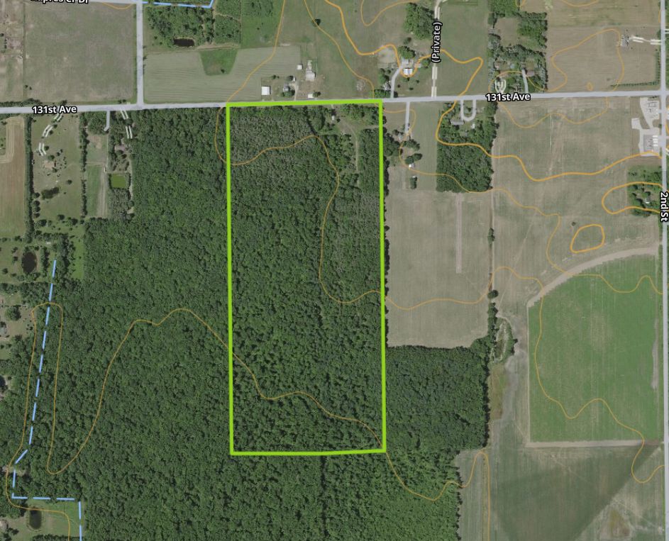 70 acres in Allegan County, Michigan
