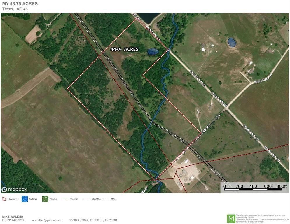 44 acres in Kaufman County, Texas