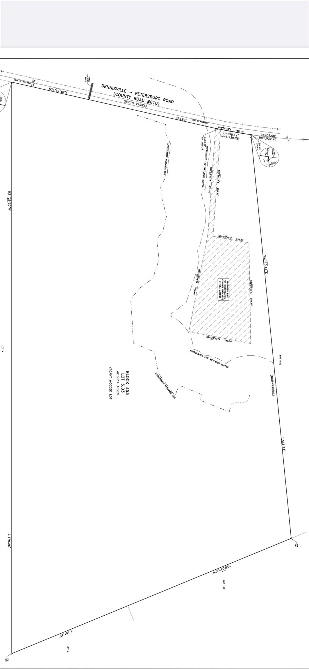 43 acres in Cape May County, New Jersey