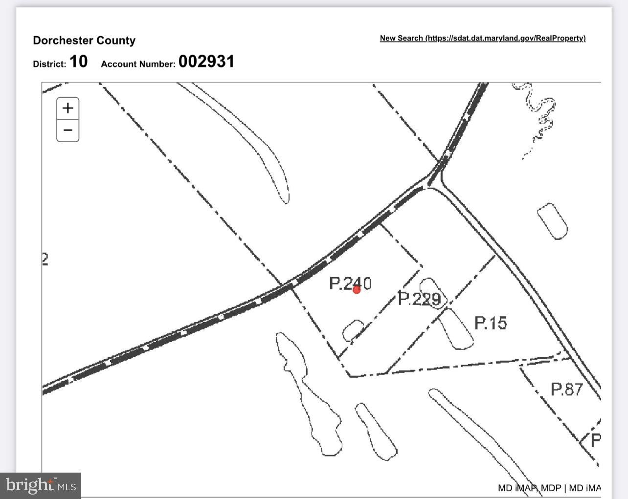2 acres in Dorchester County, Maryland