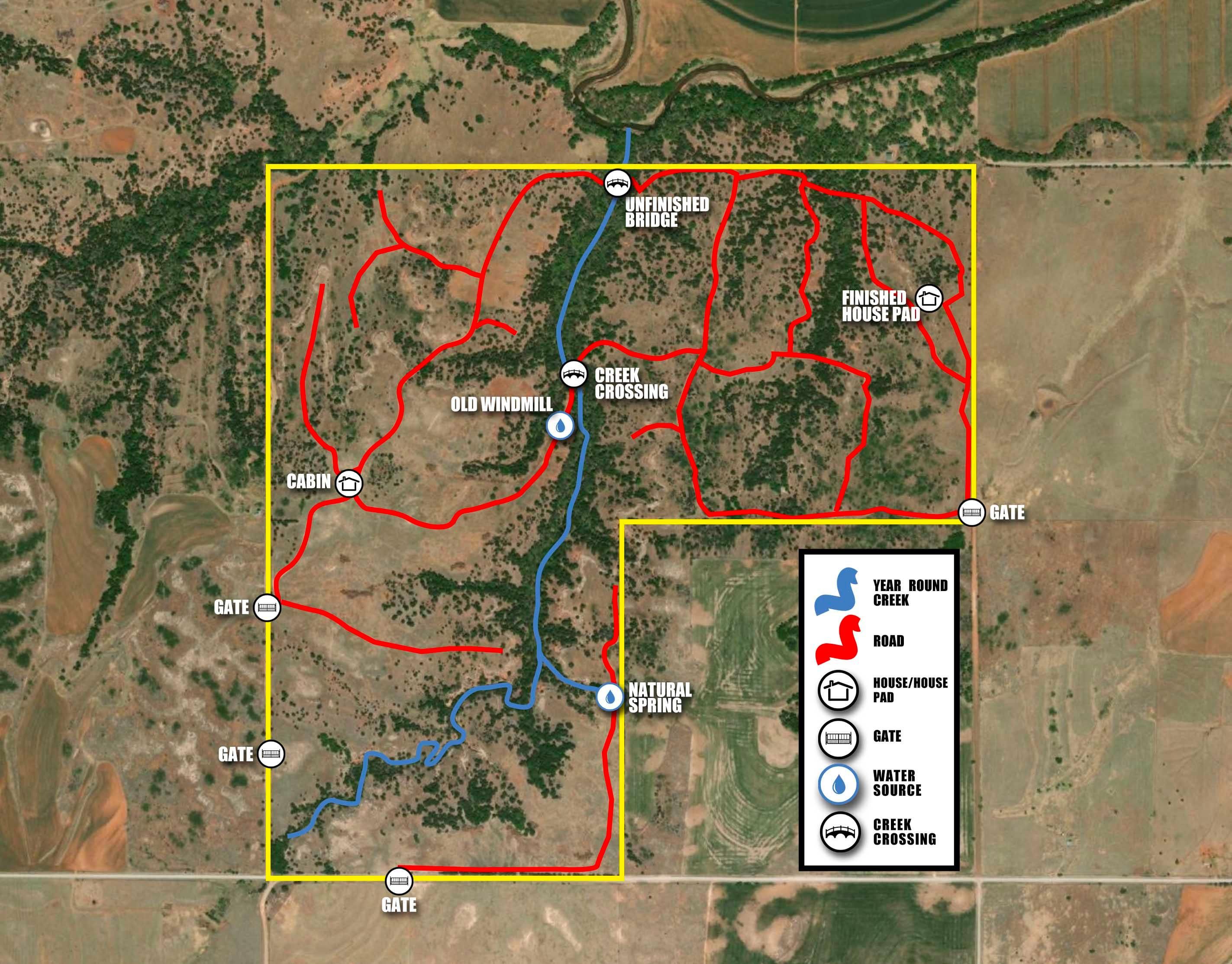 480 acres in Washita County, Oklahoma