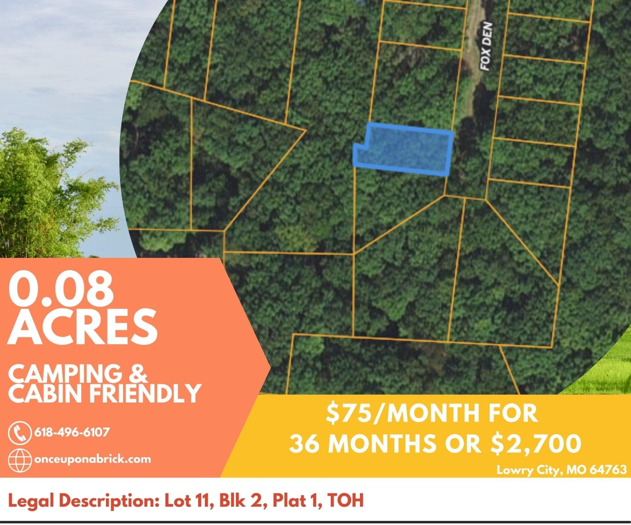 0.08 acres in Saint Clair County, Missouri