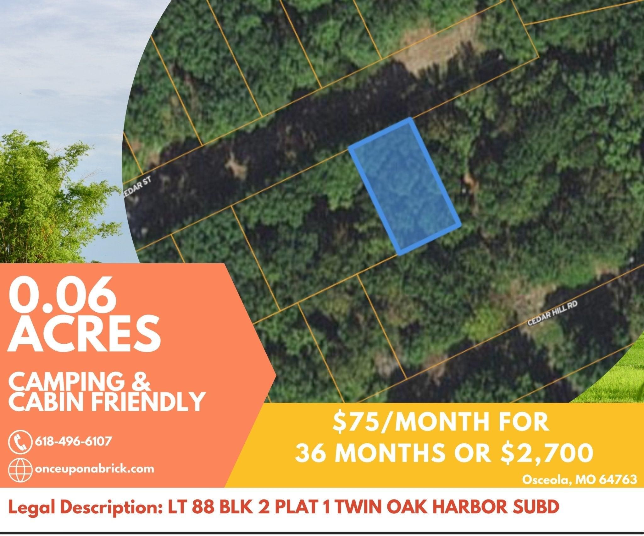 0.06 acres in Saint Clair County, Missouri