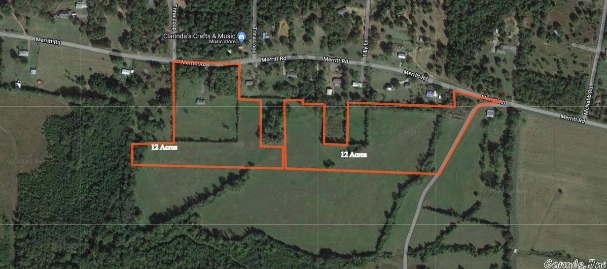 12 acres in Faulkner County, Arkansas