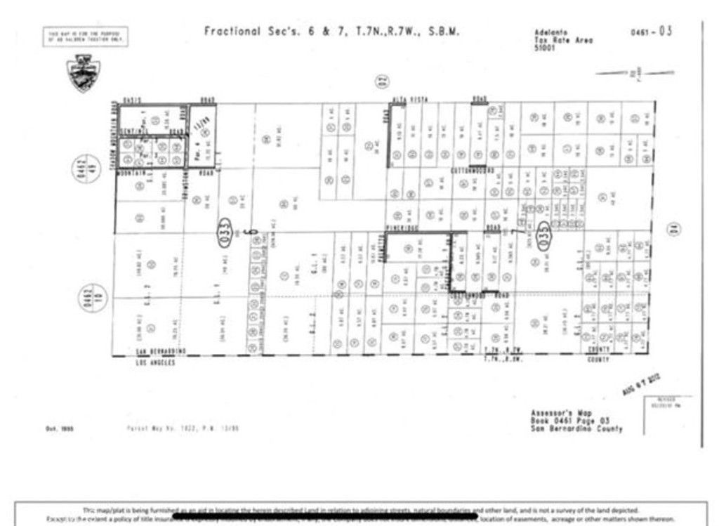 10 acres in San Bernardino County, California