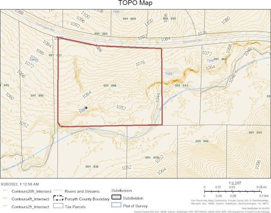 7 acres in Forsyth County,