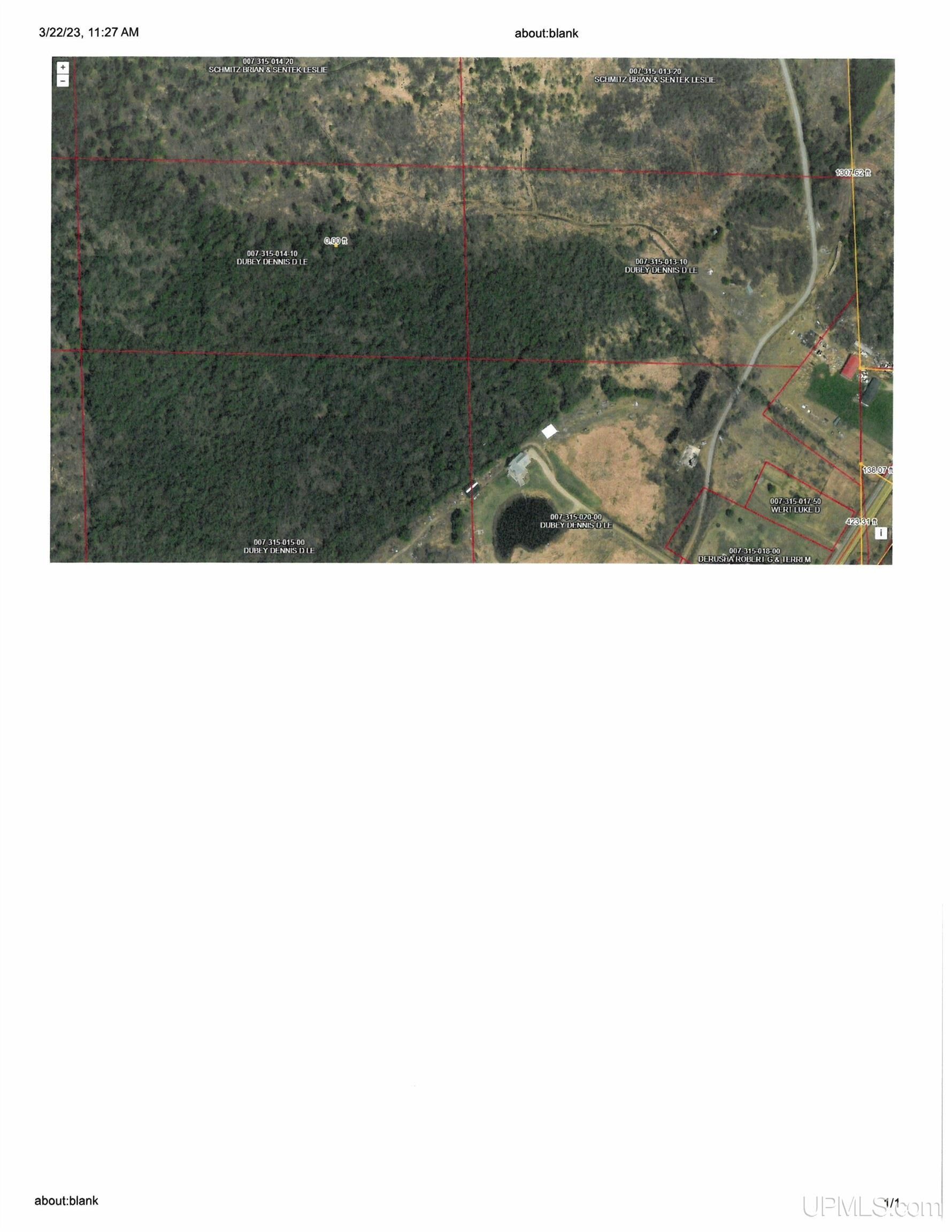 39.4 acres in Menominee County, Michigan