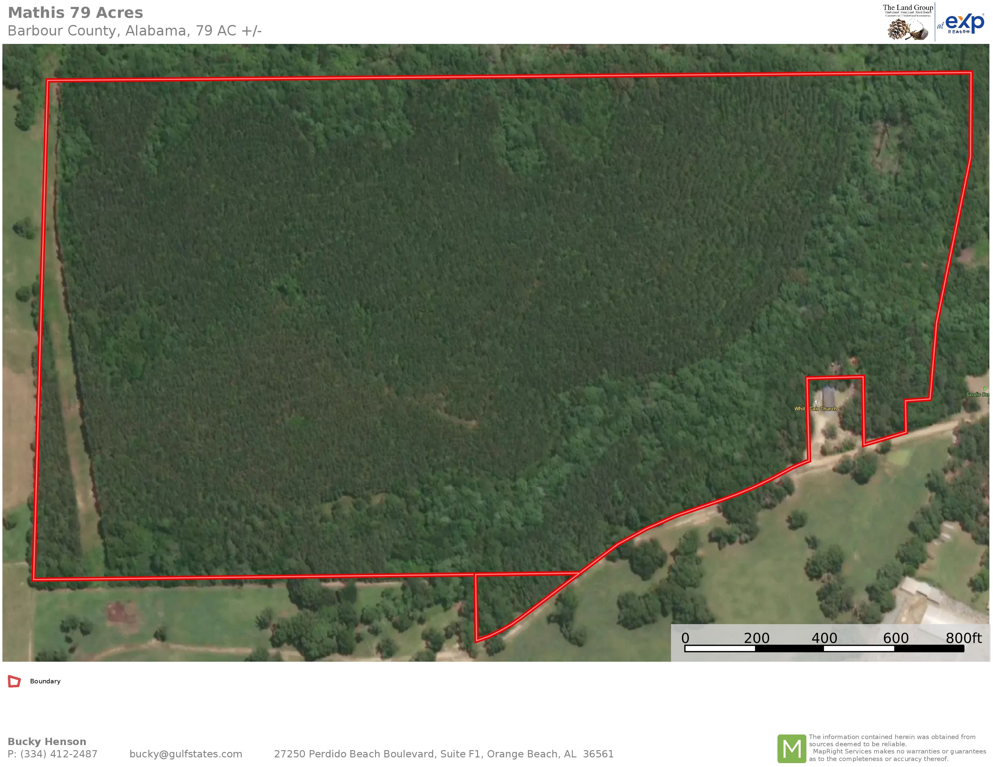 79 acres in Barbour County, Alabama
