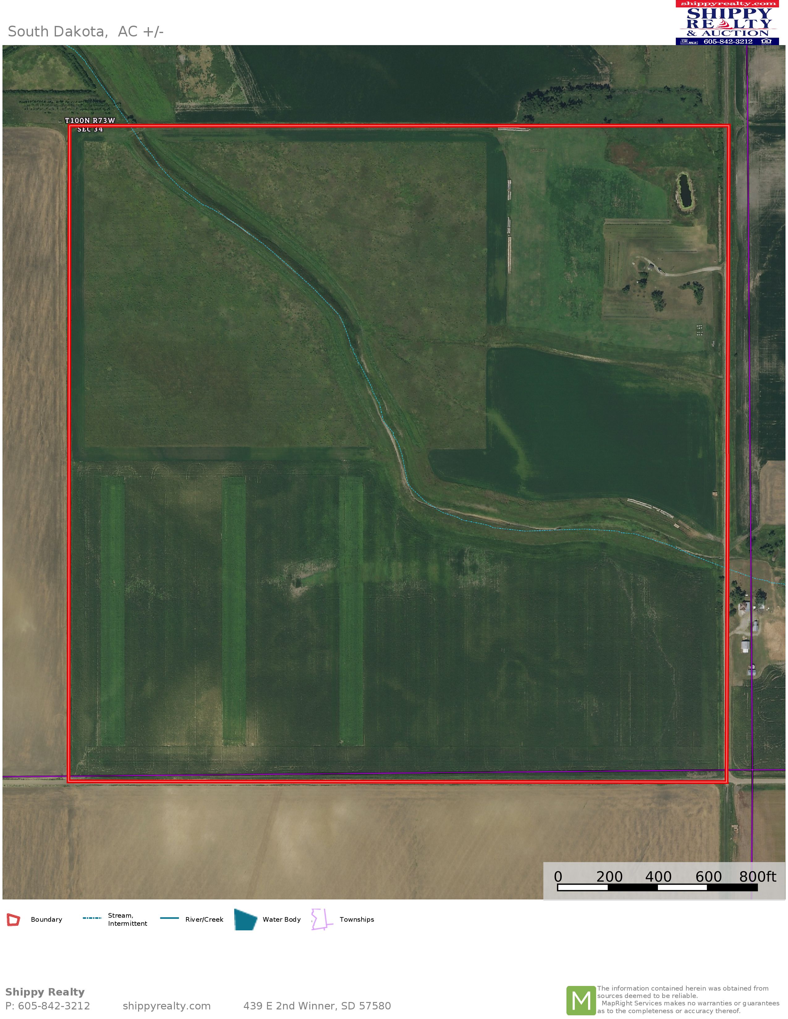 160 acres in Gregory County, South Dakota