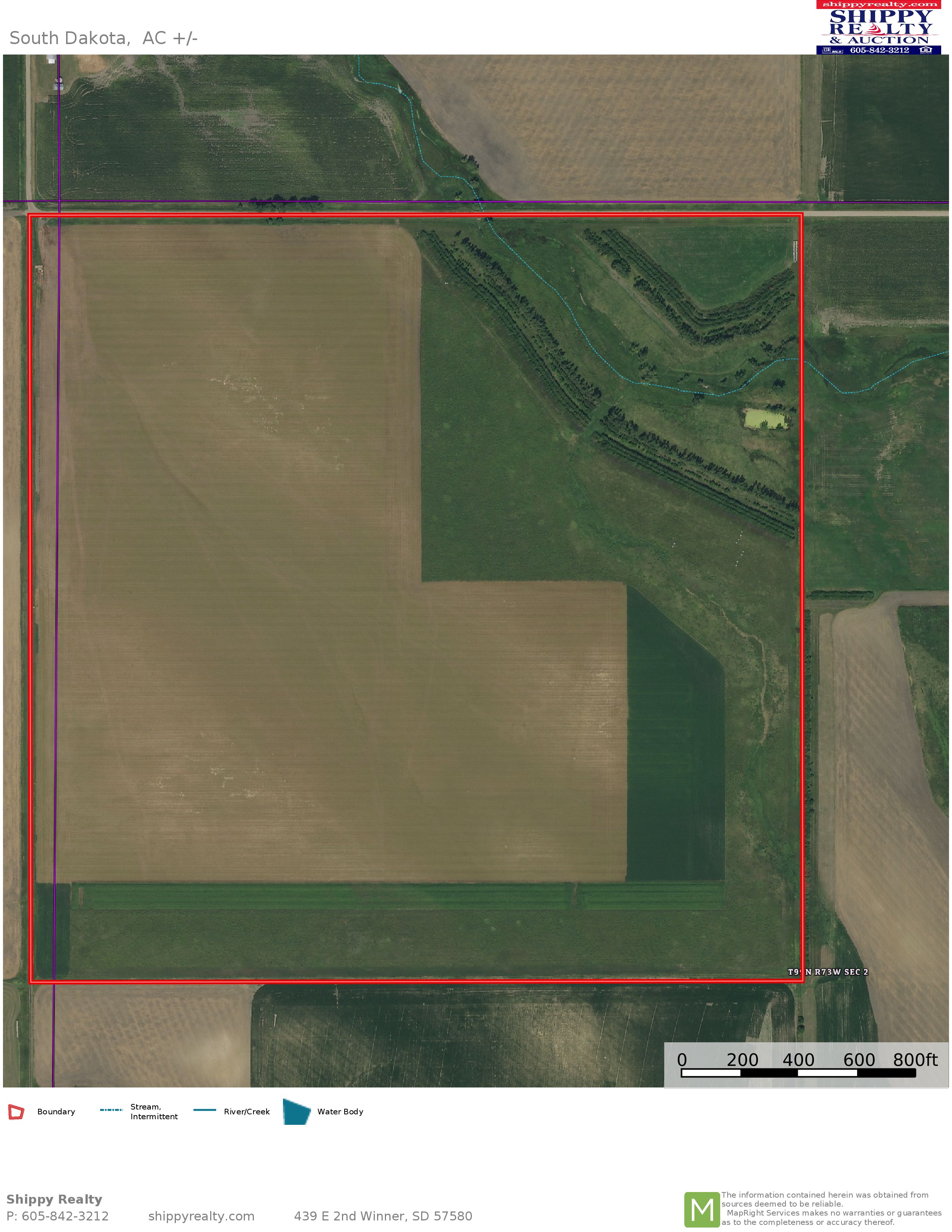 160 acres in Gregory County, South Dakota