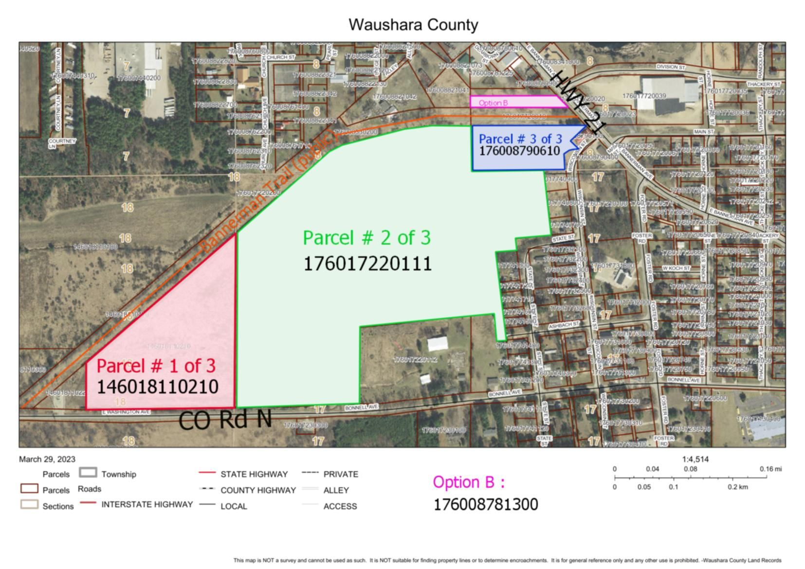 57 acres in Waushara County, Wisconsin