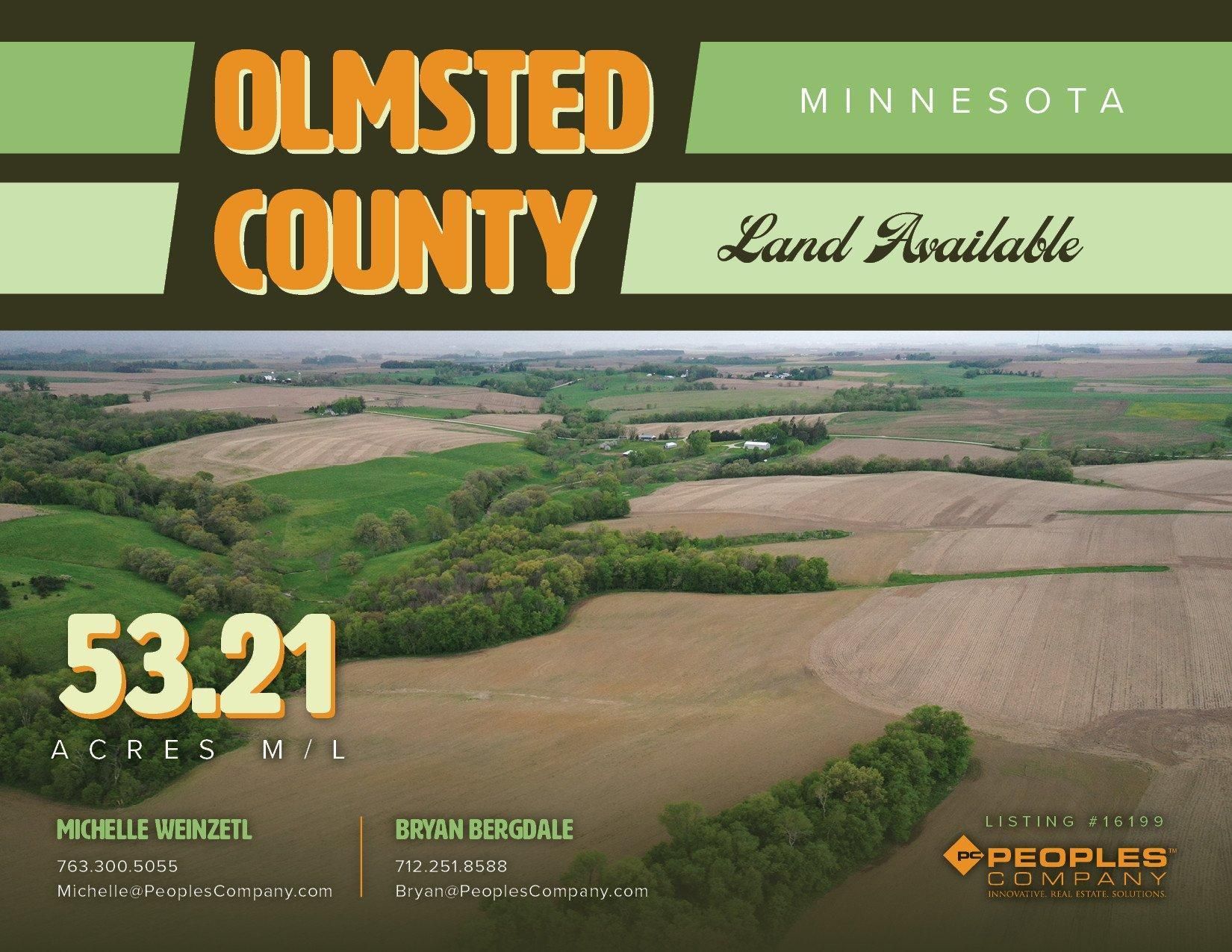 53.21 acres in Olmsted County, Minnesota