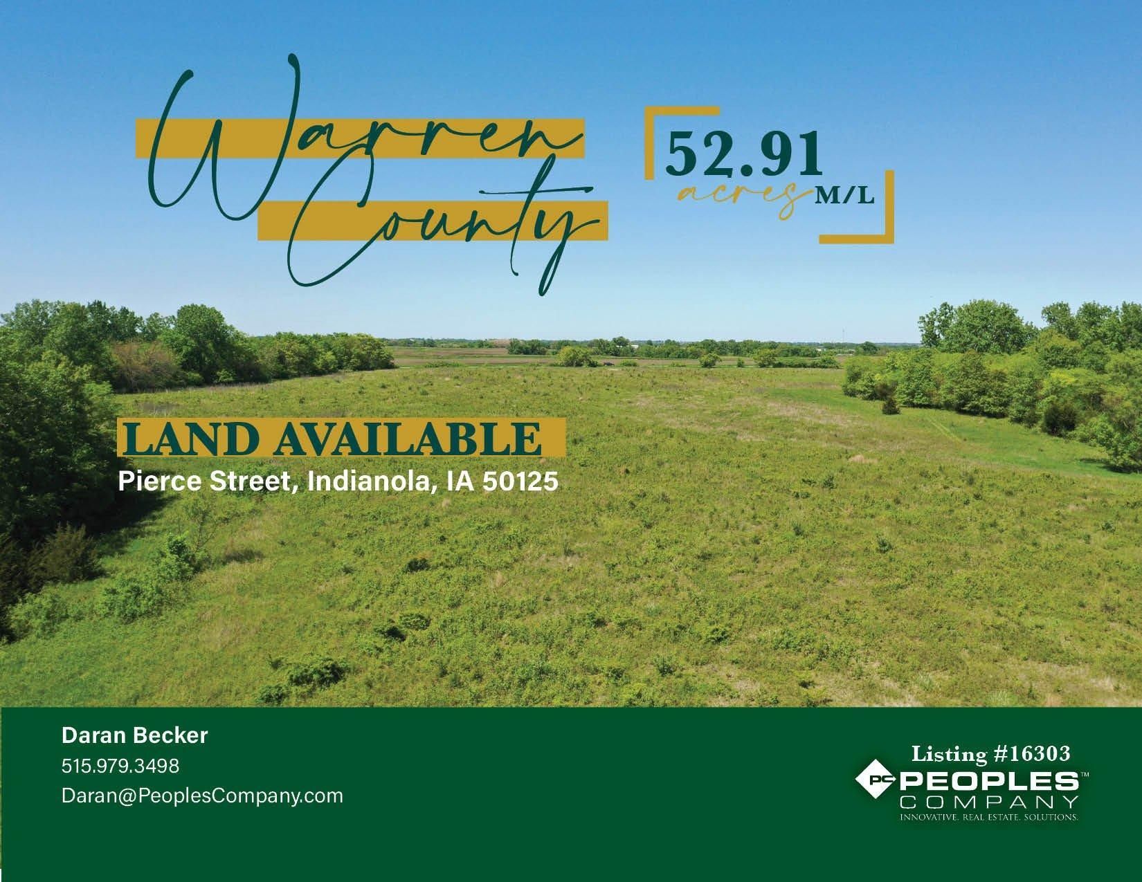 52.91 acres in Warren County, Iowa
