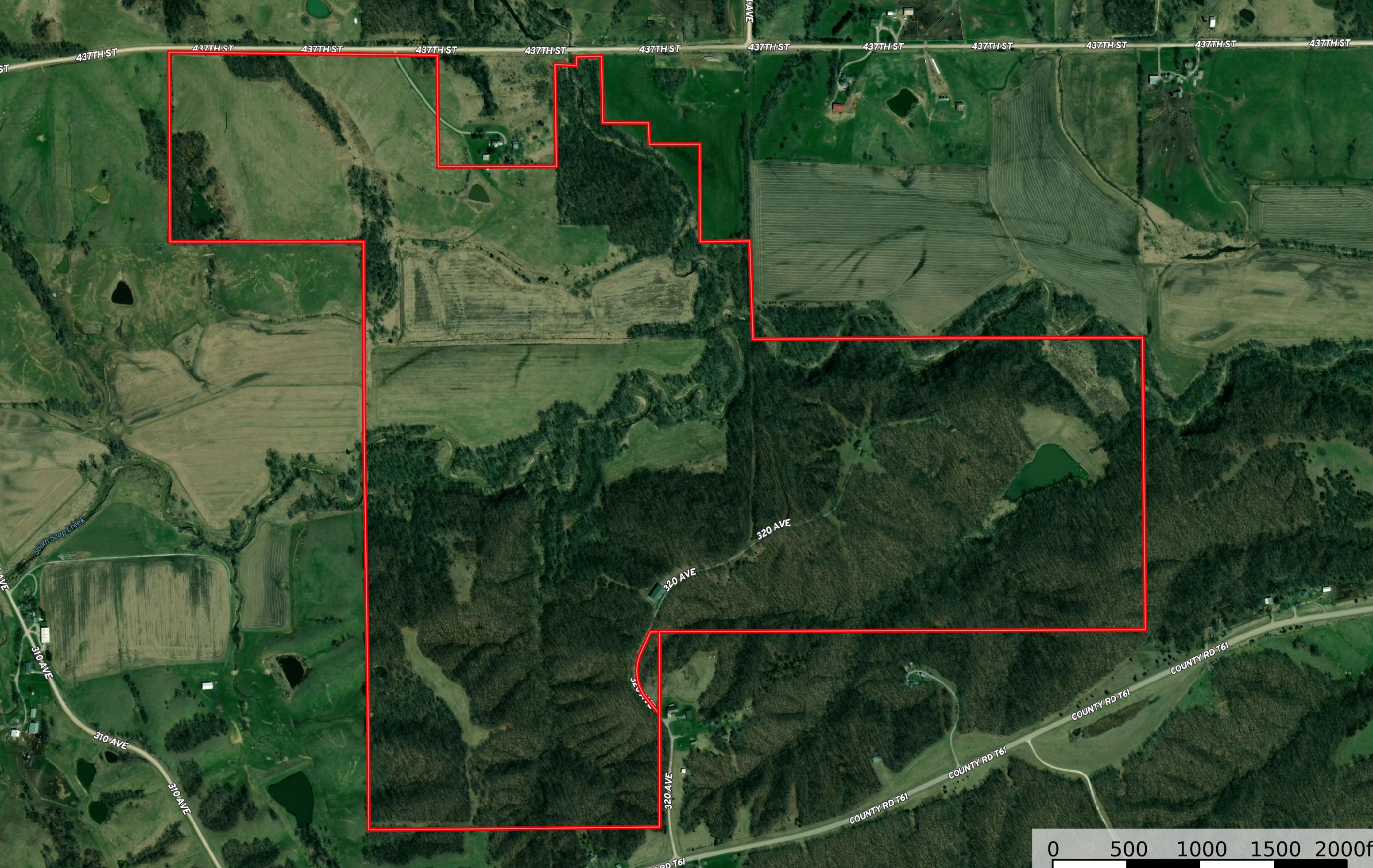 430 acres in Appanoose County, Iowa