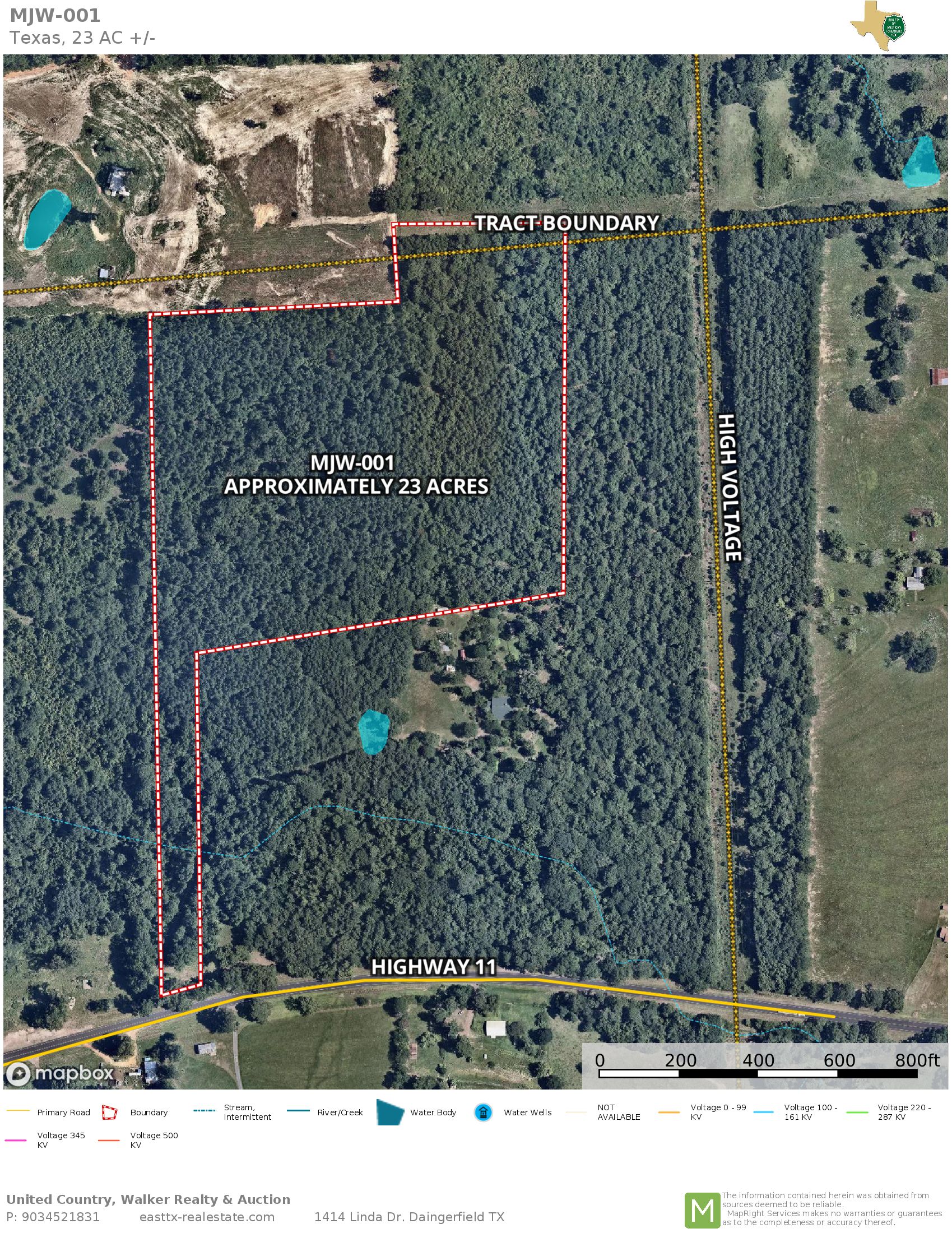 23 acres in Hughes Springs, TX, 75656 MLS 20231844