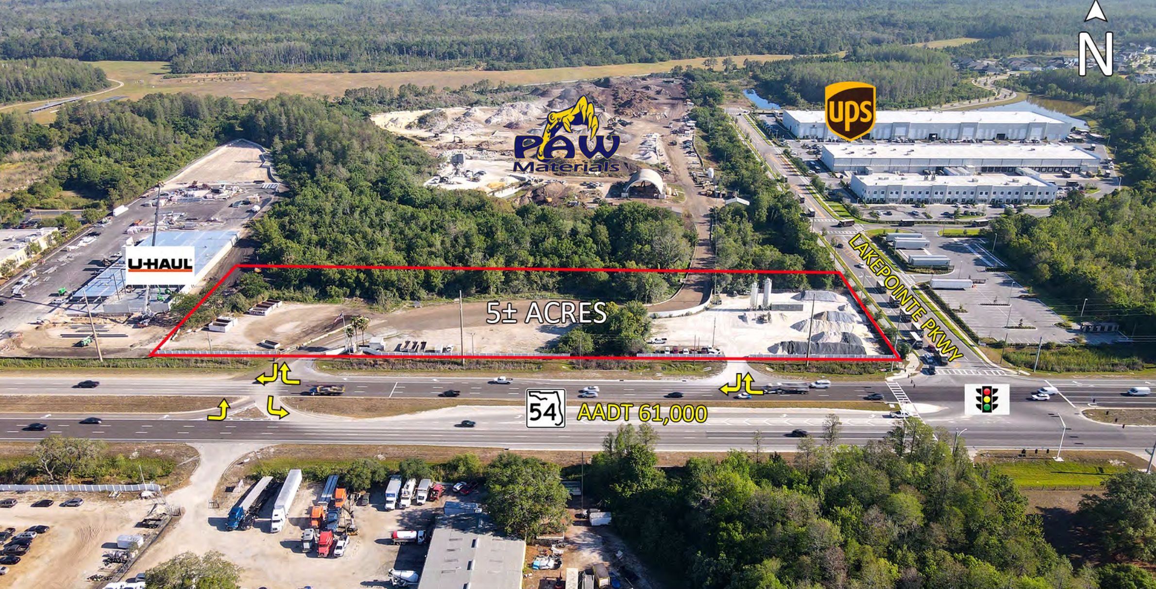 5 acres in Pasco County, Florida