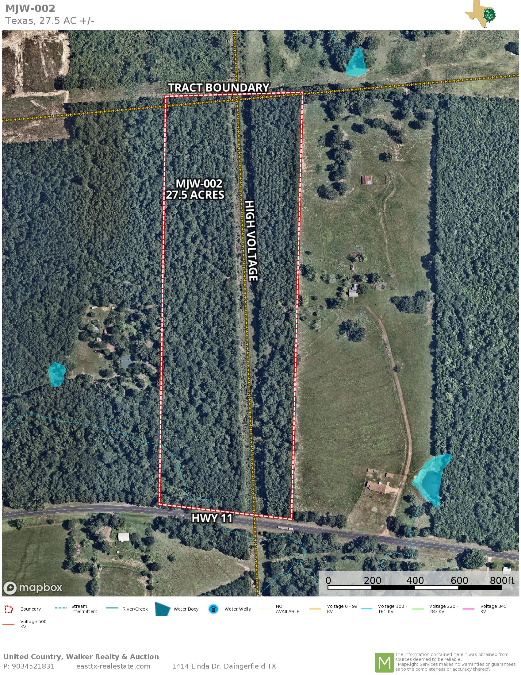 27.5 acres in Cass County, Texas