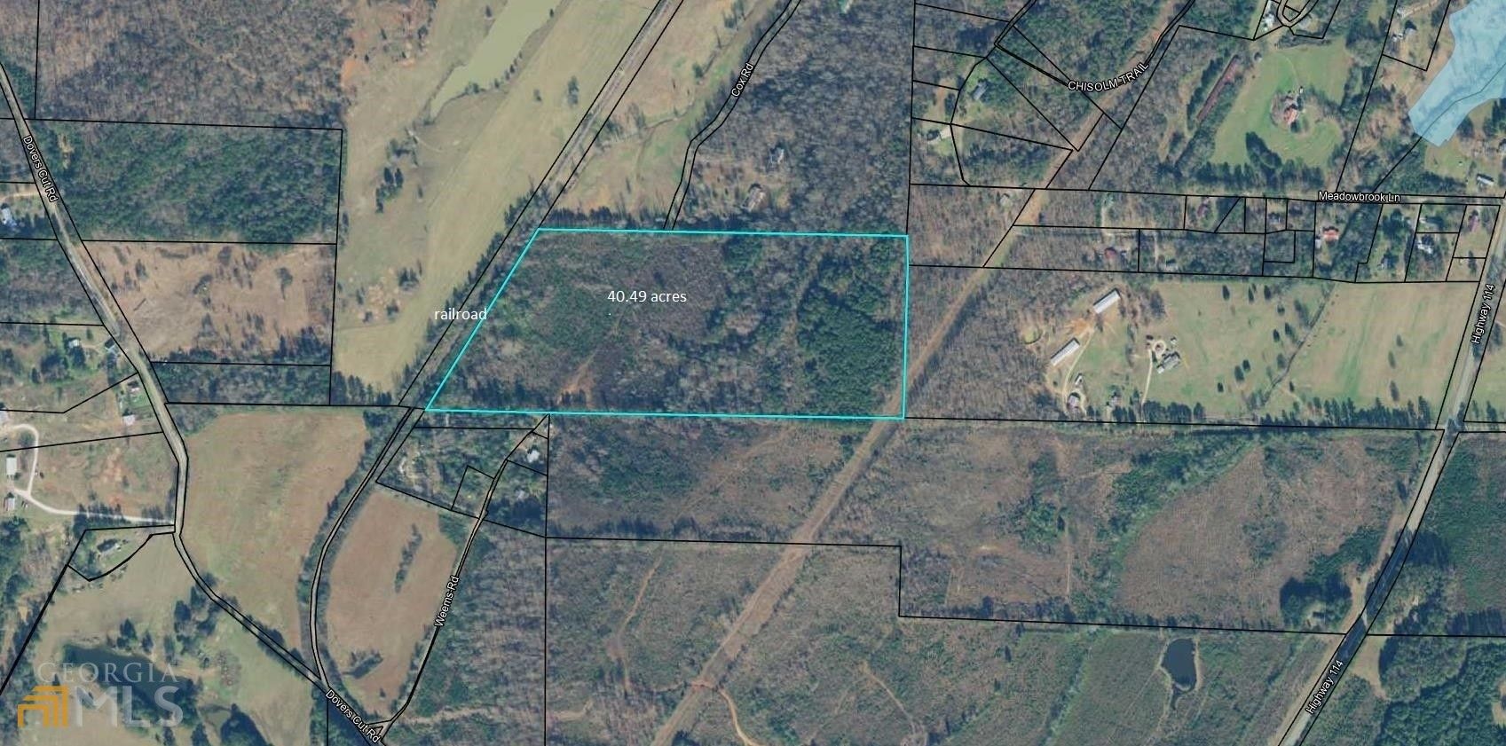40.49 acres in Chattooga County,