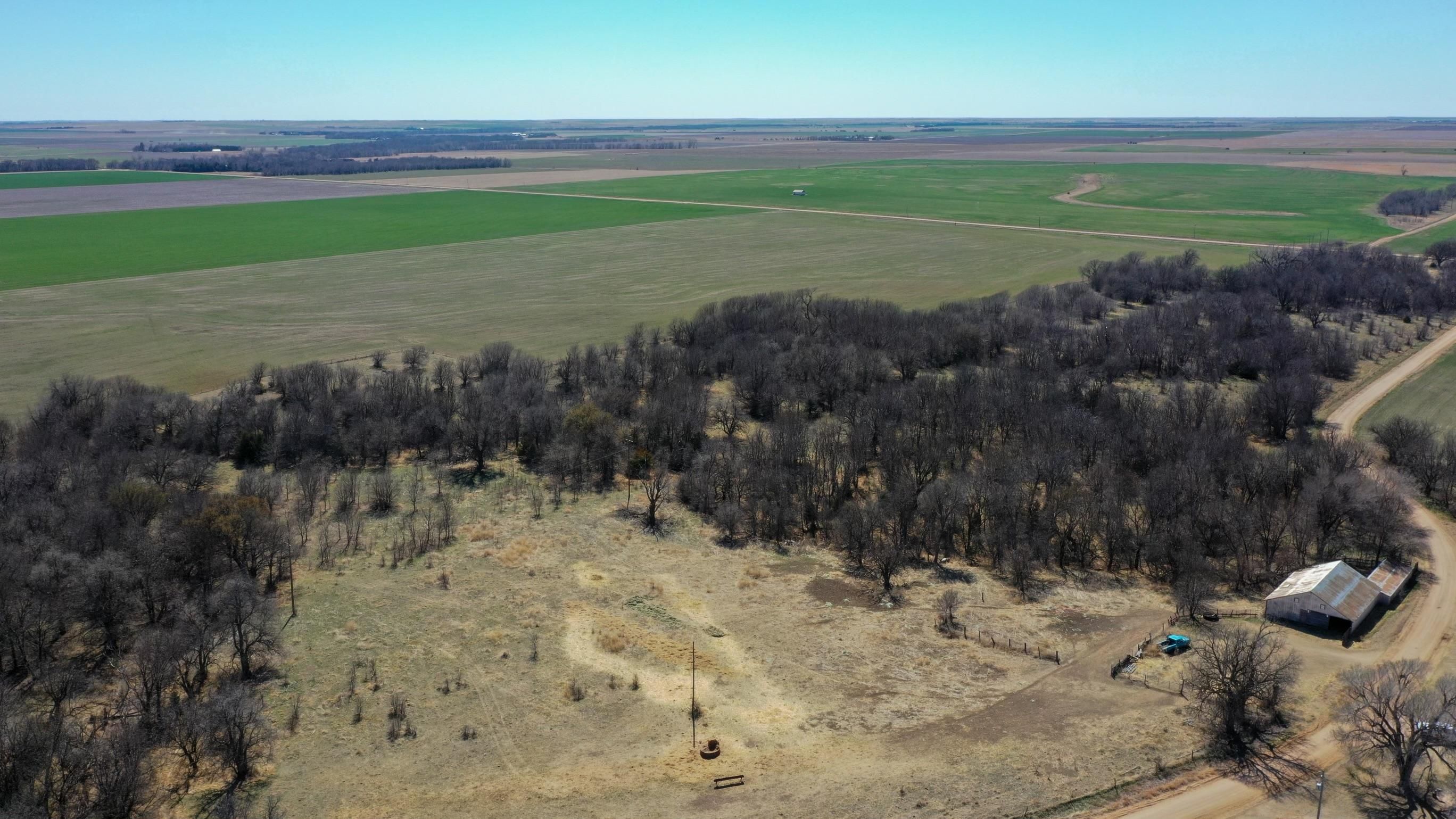 96 acres in Rush County, Kansas