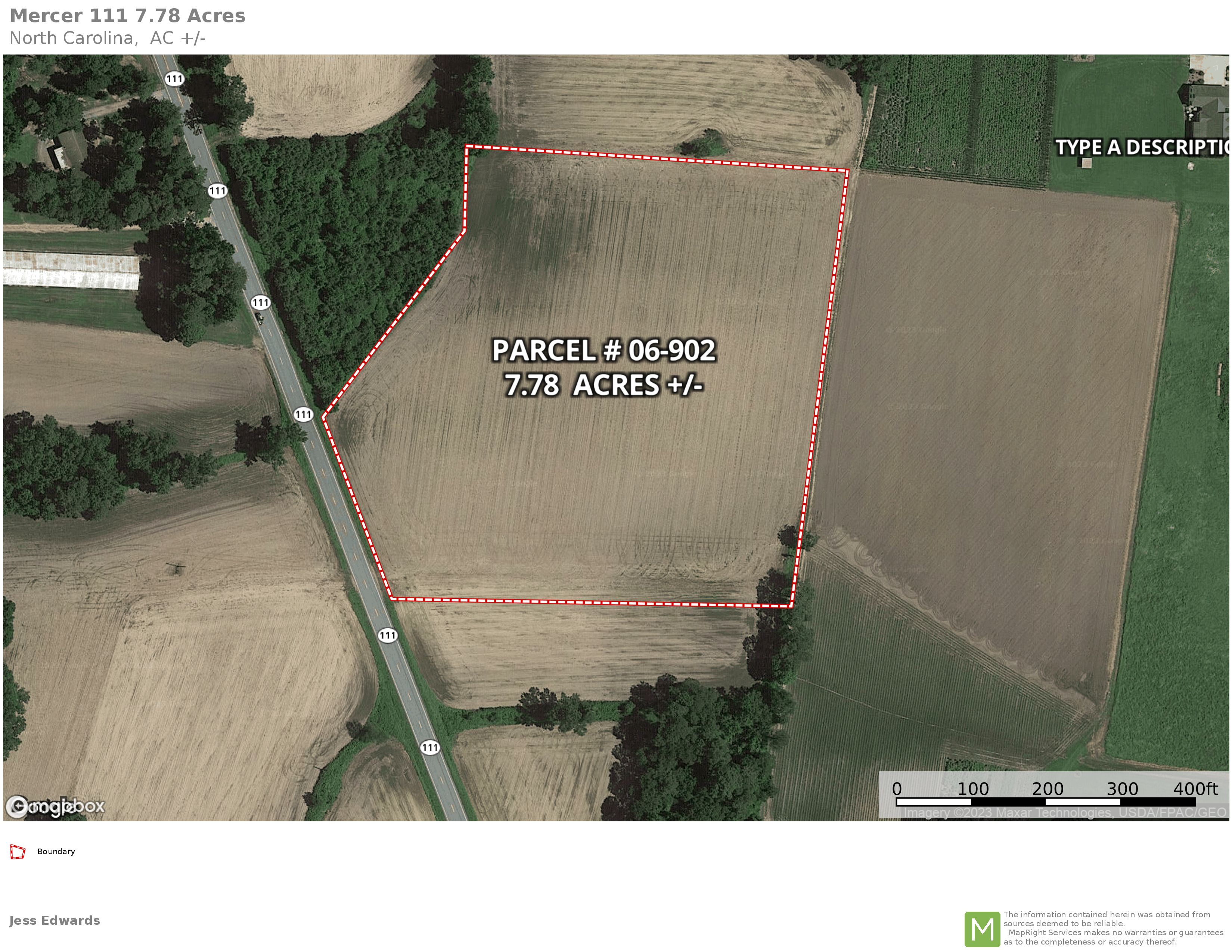 7.78 acres in Duplin County, North Carolina