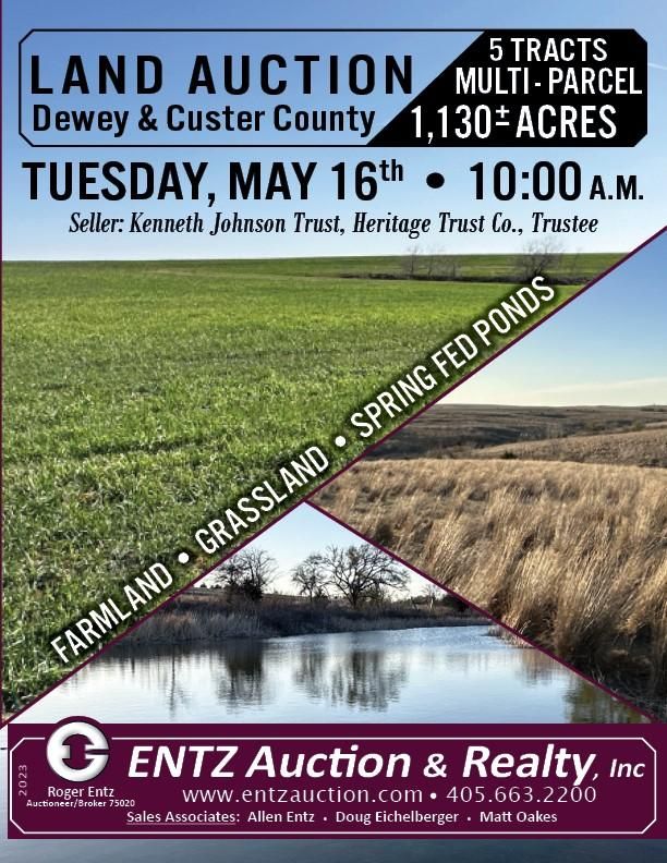 1,130 acres in Custer County, Oklahoma