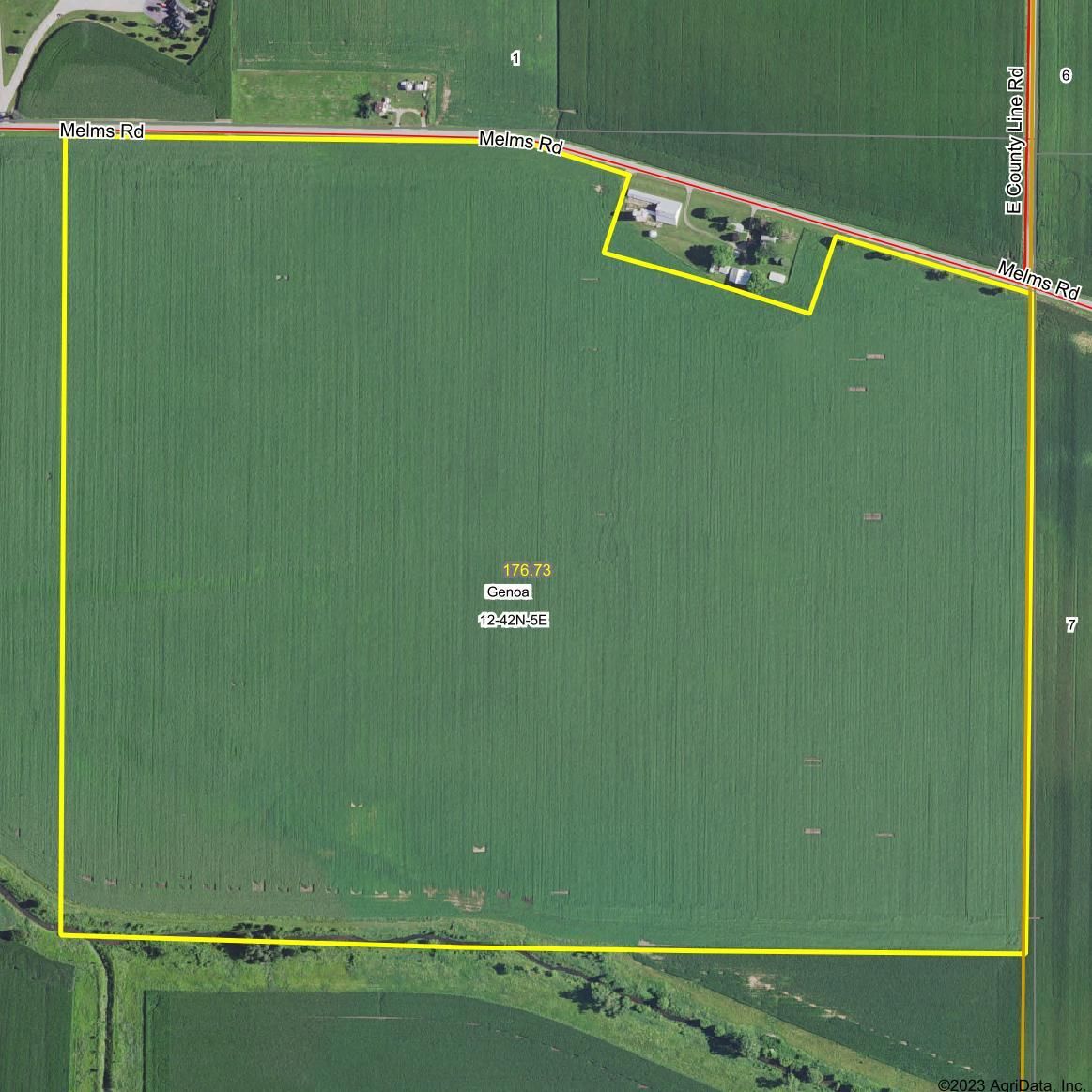 176.73 acres in DeKalb County, Illinois