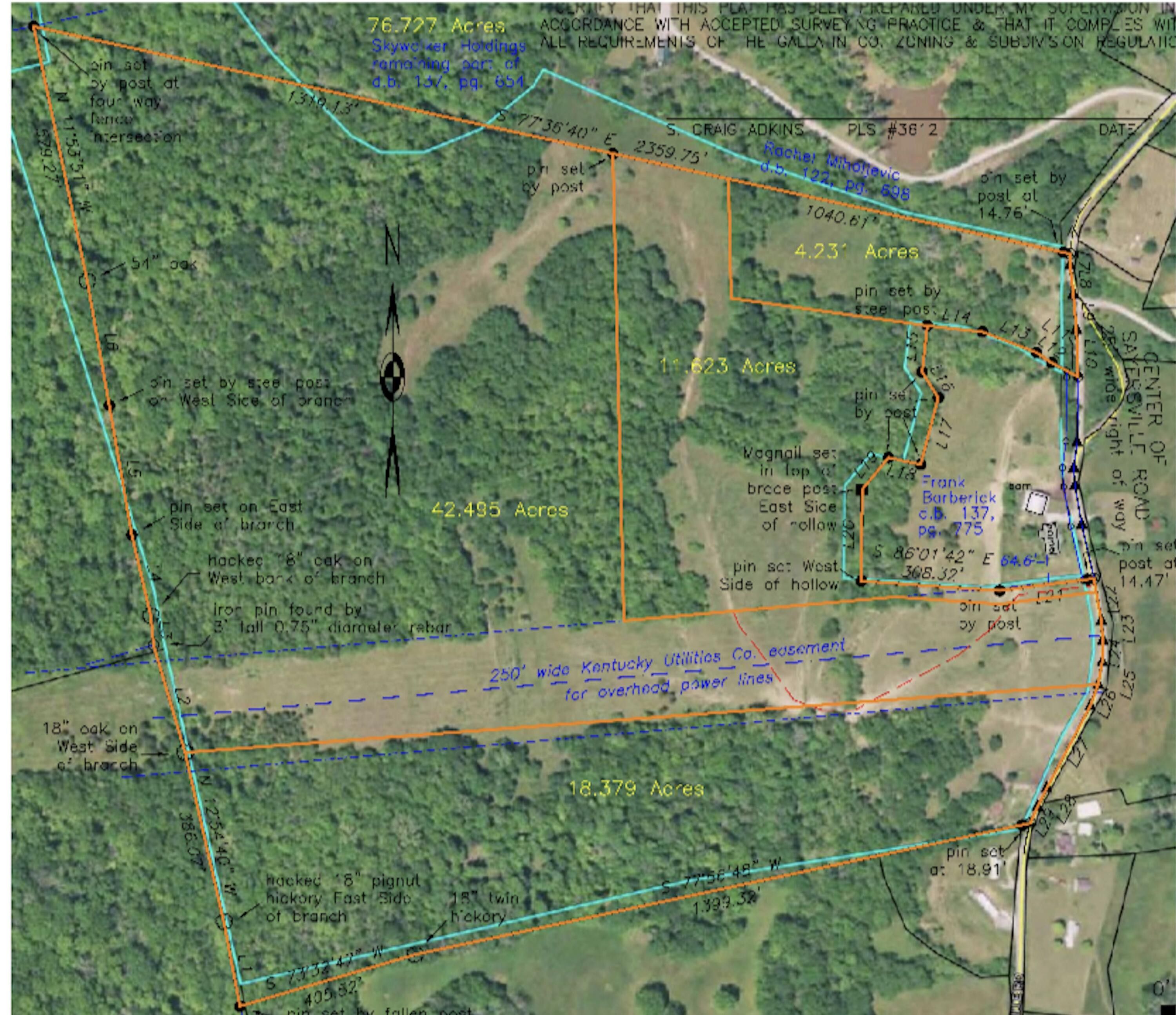 54.1 acres in Gallatin County, Kentucky