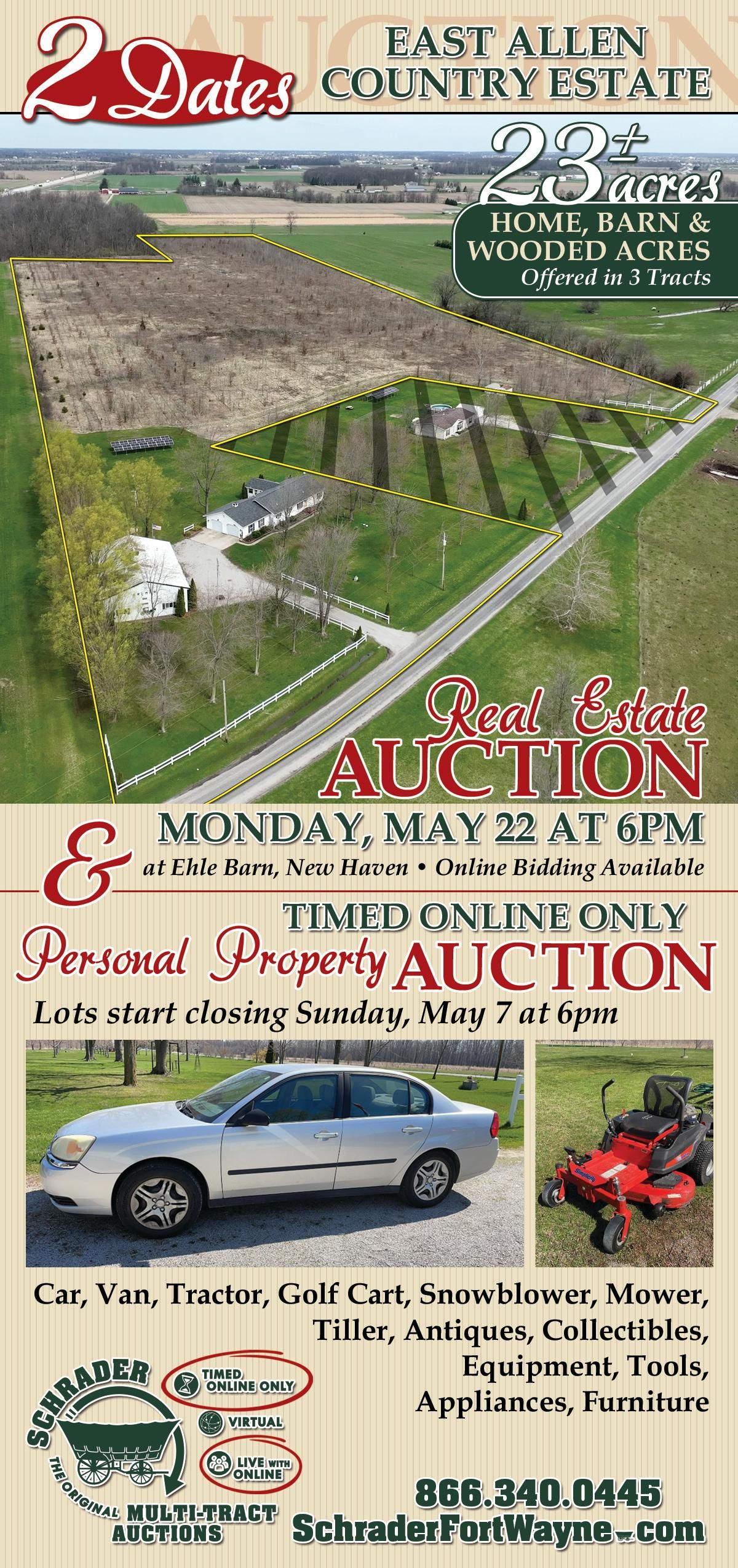 23 acres in Allen County, Indiana