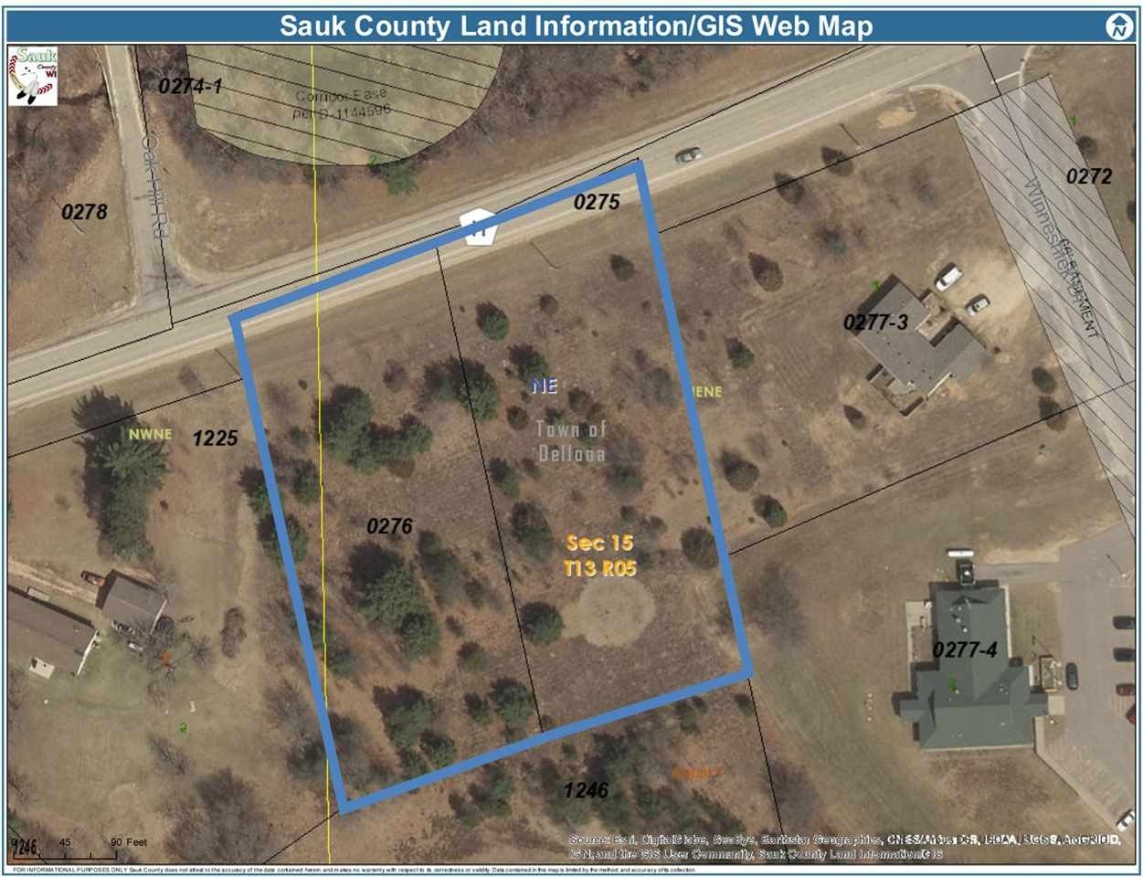 2.01 acres in Sauk County, Wisconsin