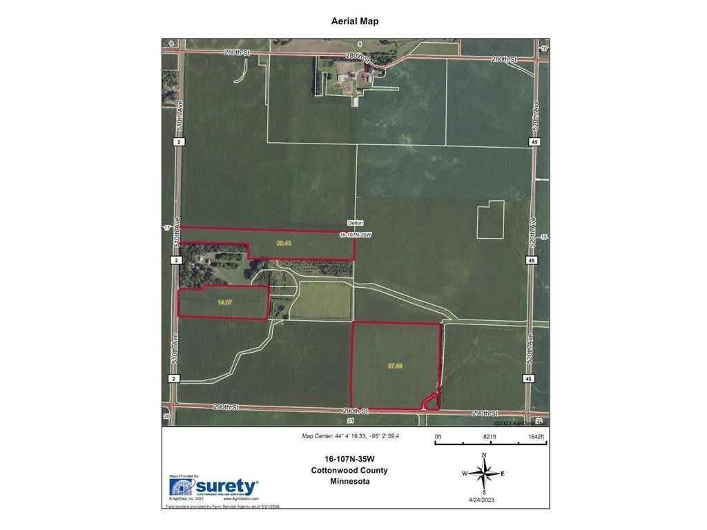 74 acres in Cottonwood County, Minnesota