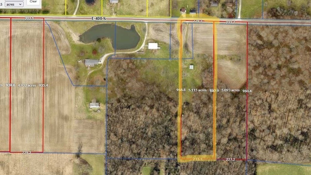 5 acres in Hancock County, Indiana