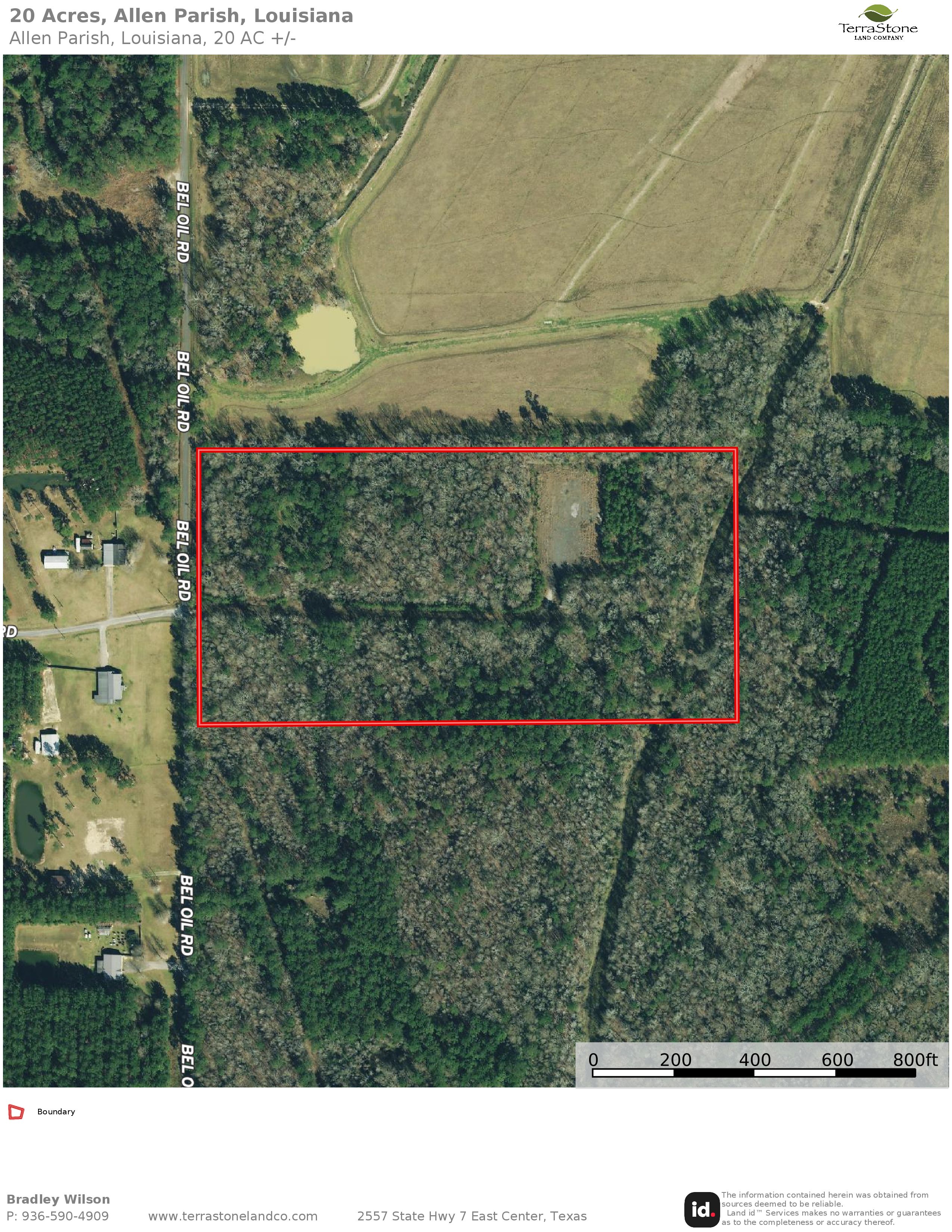 20 acres in Allen Parish, Louisiana