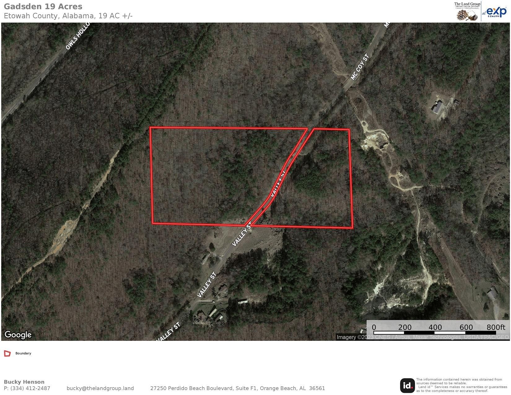 19 acres in Etowah County, Alabama