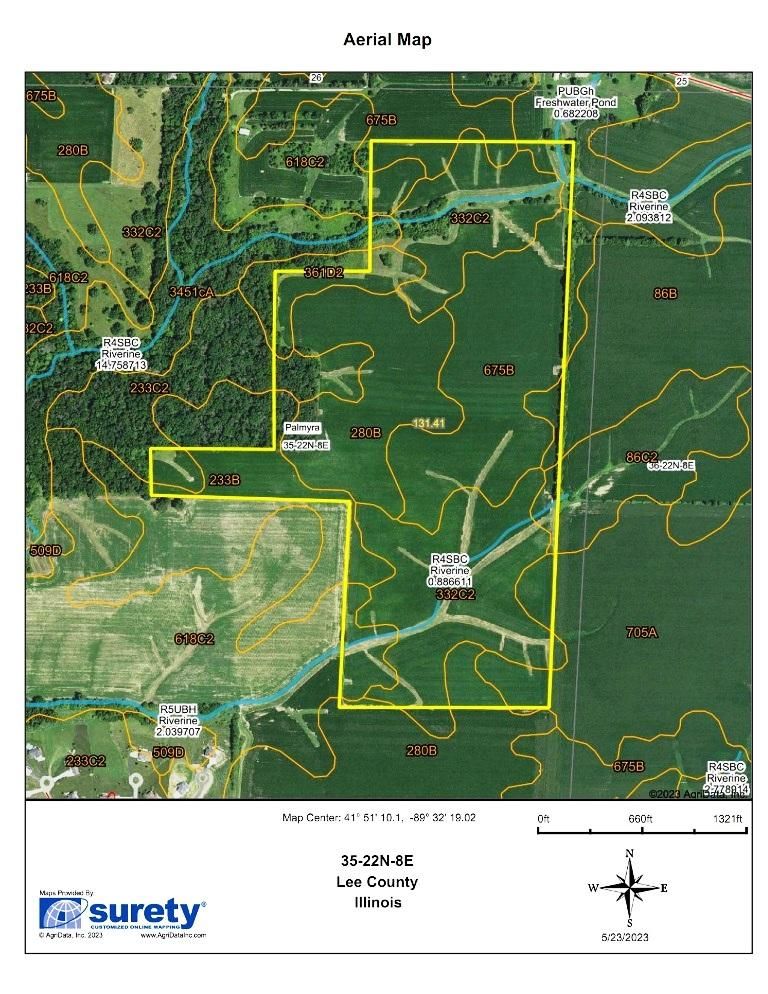 131.41 acres in Lee County, Illinois