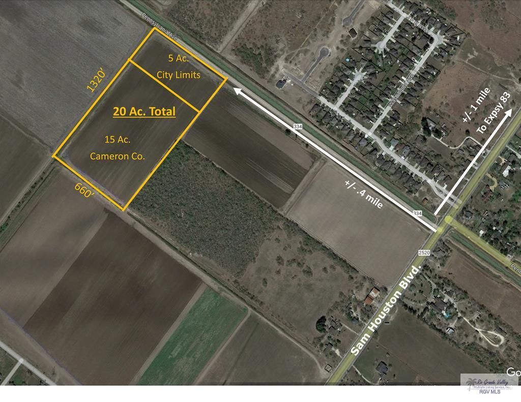 20 acres in Cameron County, Texas